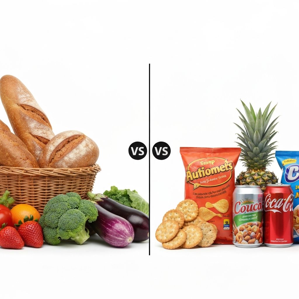 Whole vs processed foods